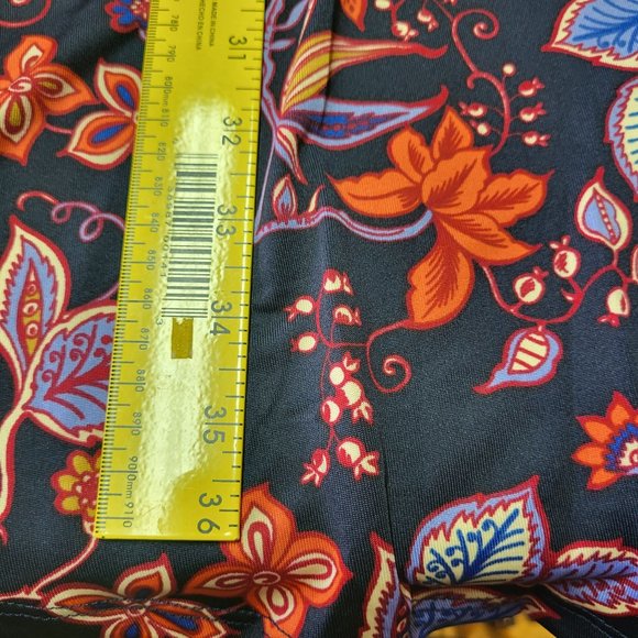 New Sunny Leigh Women's Large Dress Floral‎ Carolyn Print Long Sleeve Outfit - Picture 14 of 14